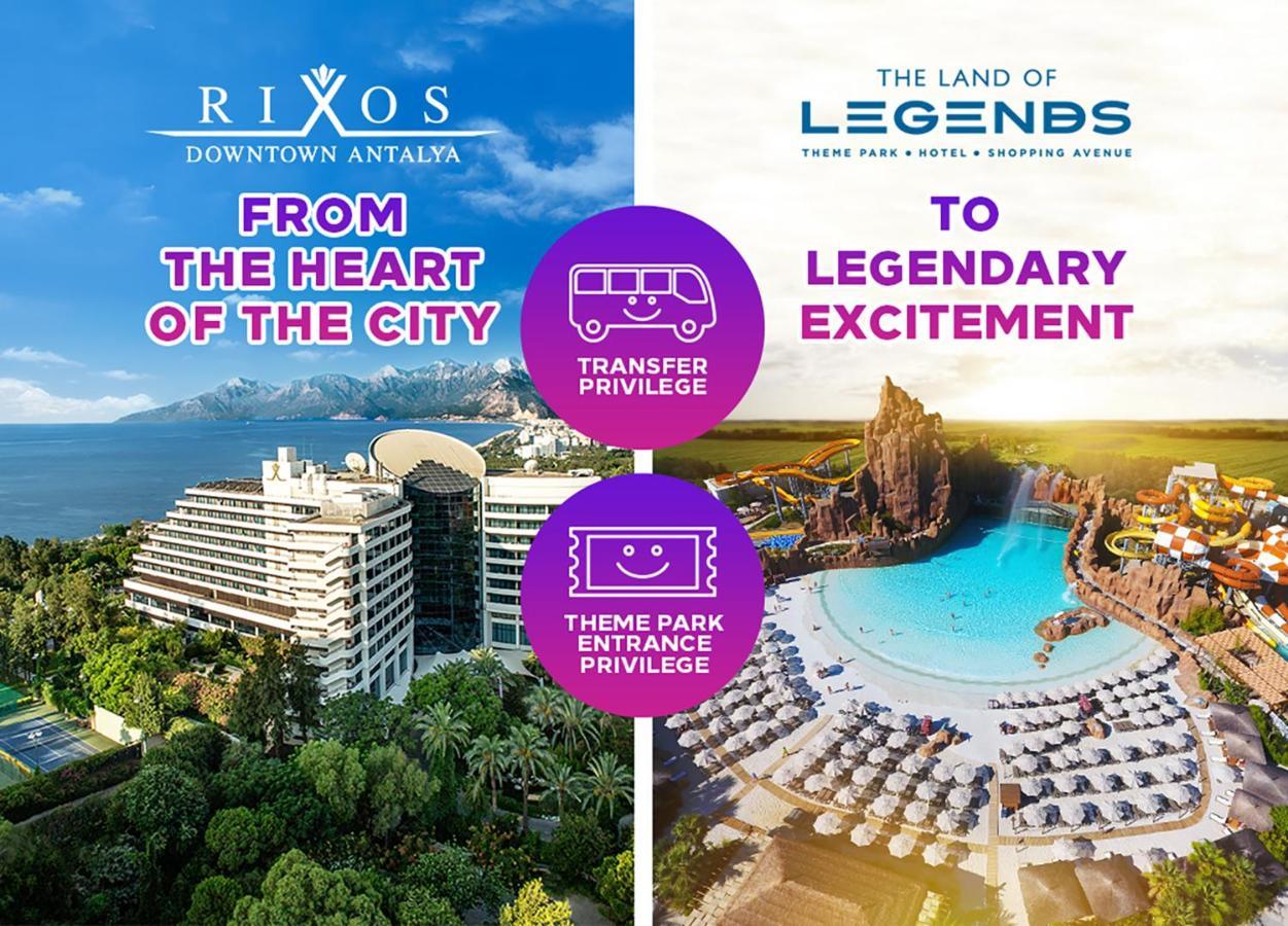 Rixos Downtown Antalya - The Land Of Legends Access Hotel Esterno foto